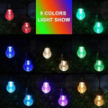 Outdoor String Lights, 35 Ft Multicolor LED with Remote