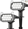 WdtPro Solar Spot Lights Outdoor Waterproof, Bright Solar Lights Outdoor by WdtPro