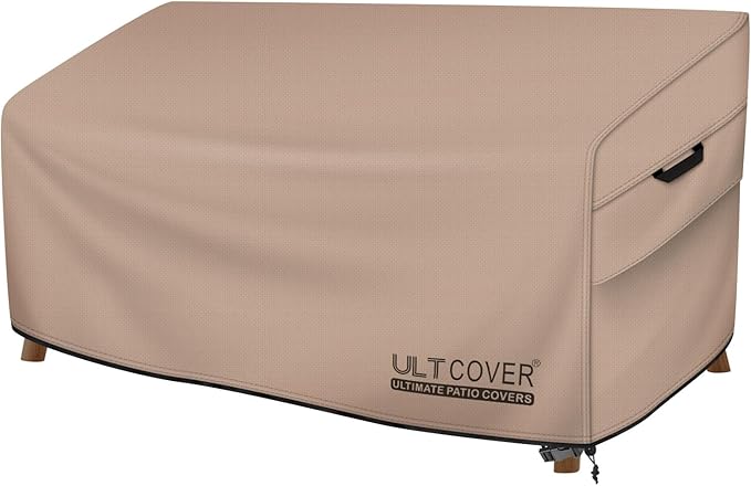 ULTCOVER Patio Furniture Sofa Cover 88W x 35D x 35H inch Waterproof Outdoor by ULTCOVER