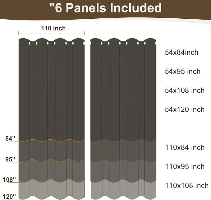 HolidayIdeas Outdoor Patio Curtains Waterproof - Image 6
