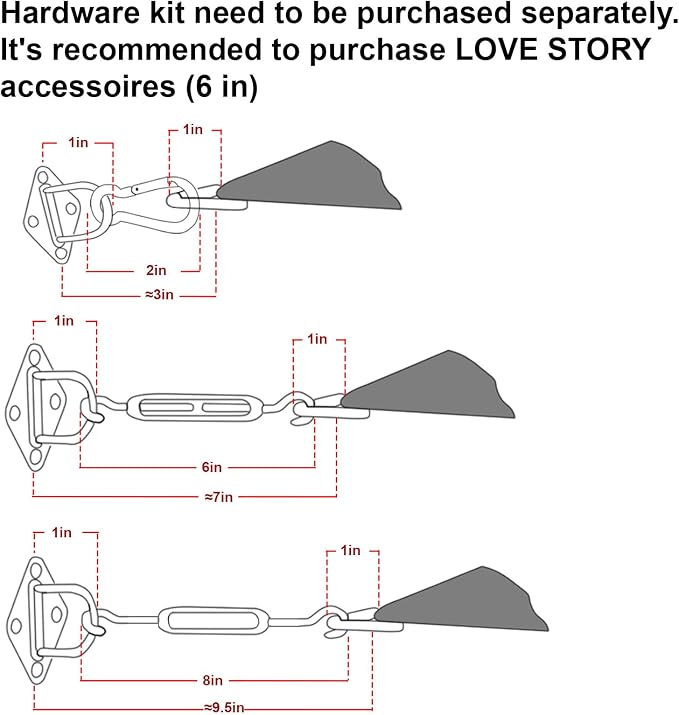 LOVE STORY Custom Size 8'x12'x14.4' Graphite Grey Sun Shade Sail Right Triangle - Image 3