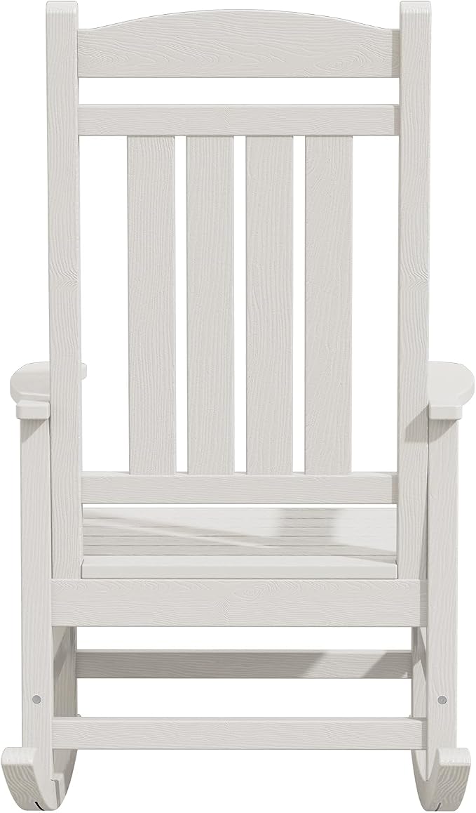 KINGYES Oversized Patio Rocking Chair Set of 2, High Density Polyethylene - Image 11