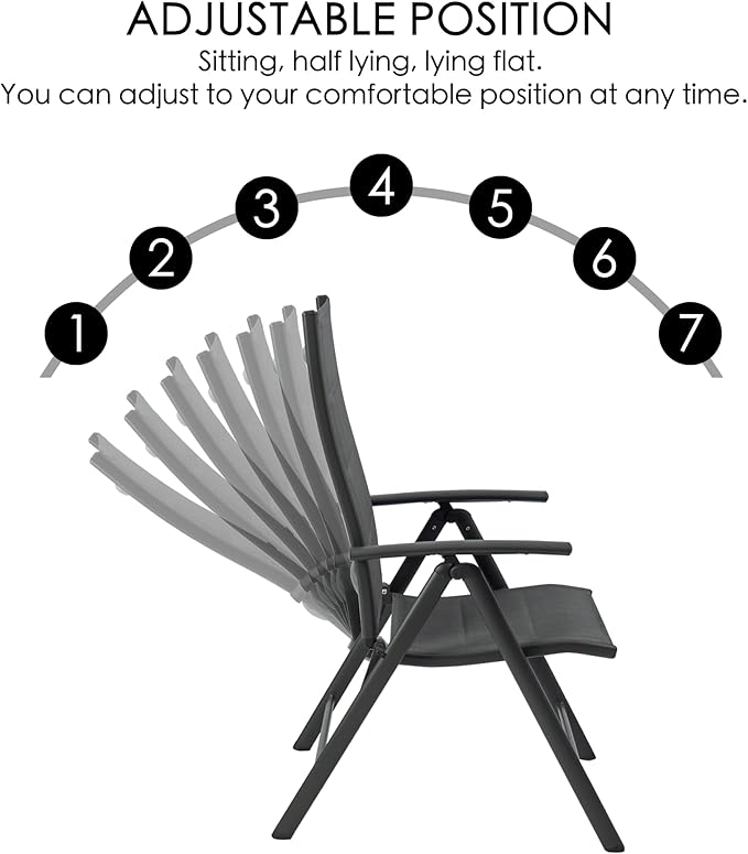 Kozyard Coolmen 2-Pack Outdoor Patio Dining Chair Set - Image 5
