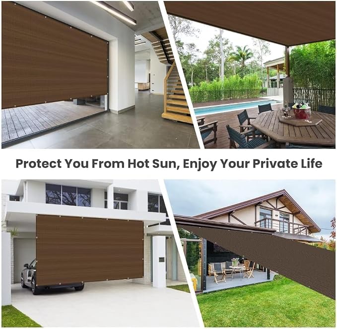 90% Shade Cloth Sun Shade Fabric Privacy Screen Shade Cover - Image 9