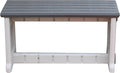 Bench, Deep Grey Top with Warm Grey Sides, 1 Pack by LeisureAccents