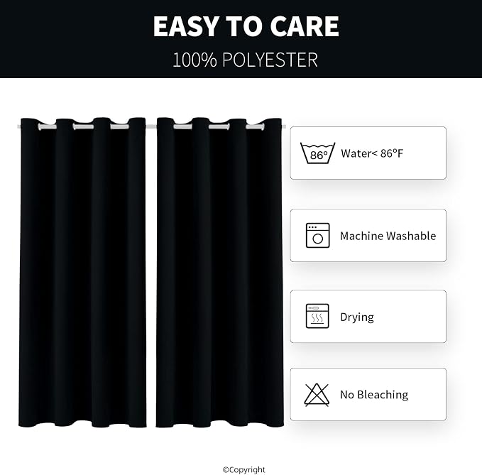 Outdoor Indoor Curtains W52 x L72 - Image 6