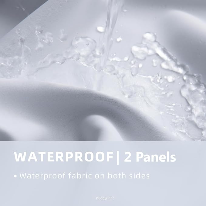 Waterproof Outdoor Curtain W52 x L84 - Image 2