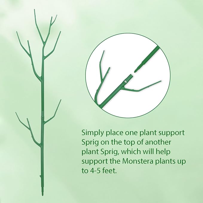 5 Pack Stackable Plant Supports Stakes, Sturdy Garden Trellis - Image 3