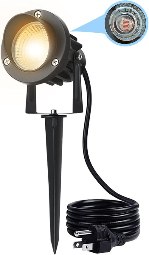 10W Dusk to Dawn Led Light 120V 3000K 1000lm Warm White Landscape Outdoor by Fulanzaren