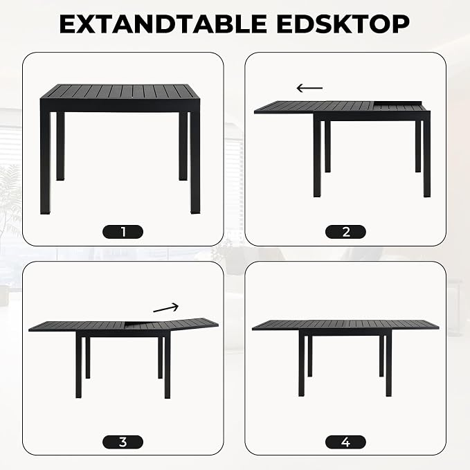 Grand patio 9-Piece Outdoor Dining Set - Image 6