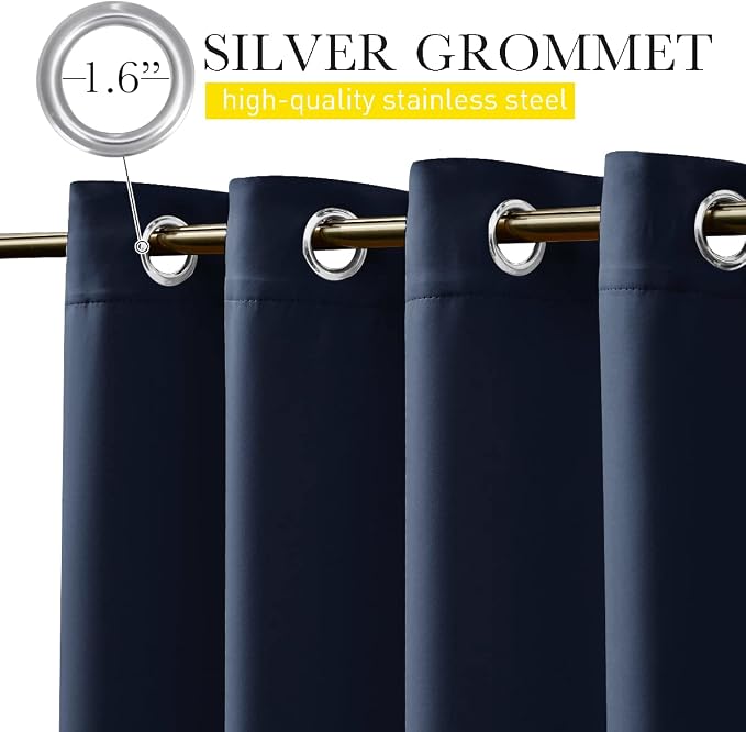 NICETOWN 2 Panels Outdoor Curtains Waterproof - Image 2