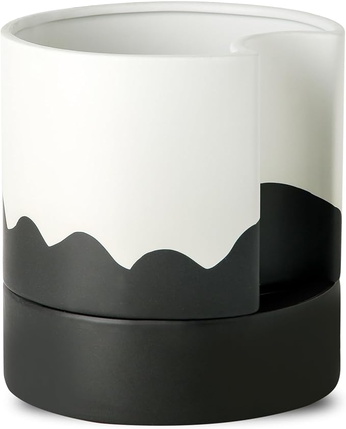 Nihow Self Watering Plant Pot: 8 Inch Ceramic Planter by Nihow