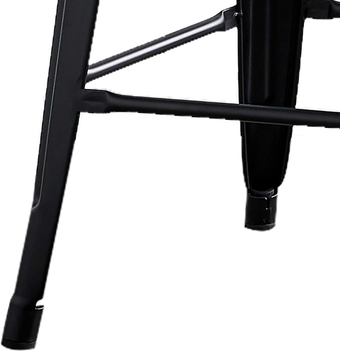 AC Pacific 24” Metal Barstool Set of 4 – Country Rustic Style - Image 8