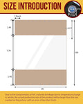 Outdoor Curtains 10 x 8 ft Waterproof Vinyl Patio Enclosure in Beige