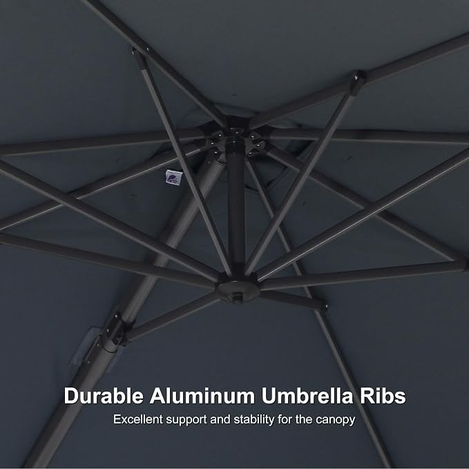 PURPLE LEAF 8' X 8' Patio Umbrella - Image 6