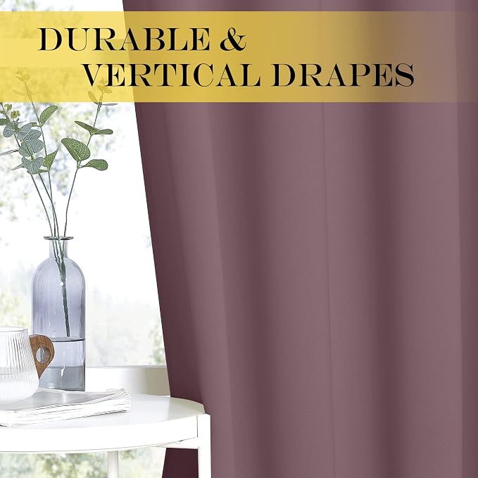 NICETOWN Sliding Door Curtain 108 Inches Long - Image 5