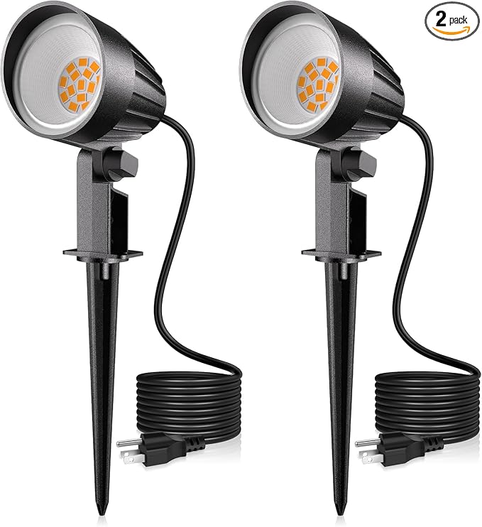 MEIKEE 12W Landscape Lighting, 120V 2700K Warm White LED Garden Lights by MEIKEE