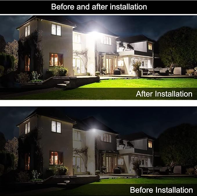 2Pack LED Flood Light Outdoor, 150W LED Work Light 15500lm - Image 4