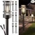 Sunco 6 Pack Low Voltage Garden Pathway Lights, LED Landscape Pathway Lighting by SuncoLighting