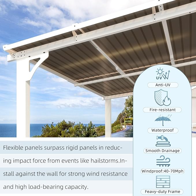 AECOJOY 16' x 12' Gazebo Outdoor Pergola - Image 6