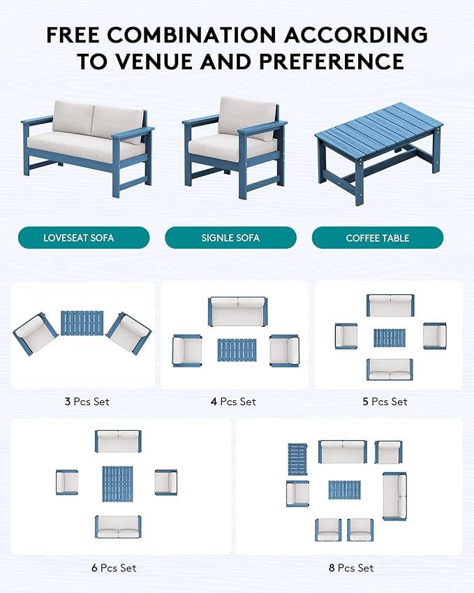 SERWALL HDPE Outdoor Loveseat - Image 5