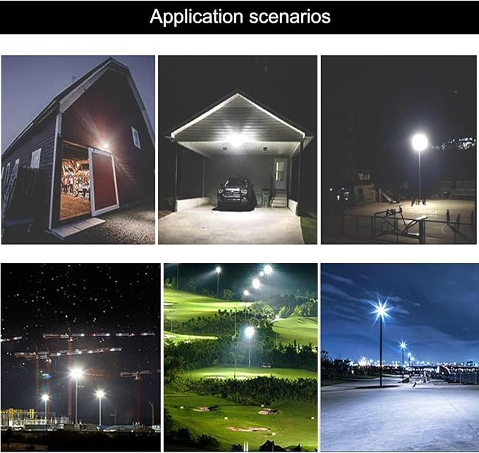 2Pack LED Flood Light Outdoor, 150W LED Work Light 15500lm - Image 7