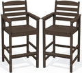 SERWALL Tall Adirondack Chairs Set of 2, Oversize Balcony Adirondack Chairs Set by SERWALL