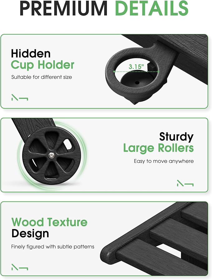 Chaise Lounge Outdoor, Lounge Chair Outdoor - Image 4