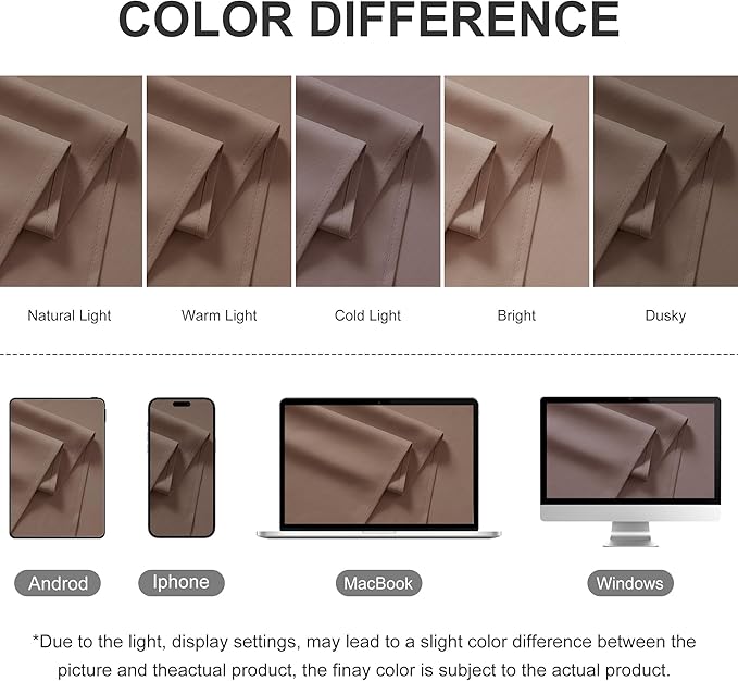 RYB HOME Outdoor Curtains Waterproof - Image 8