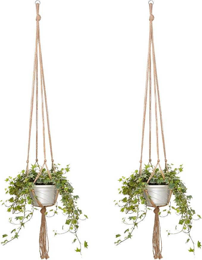 EBOOT 2 Pack 48 Inch Large Macrame Plant Hanger Rope to Hang Flower Pot Plant - Image 4