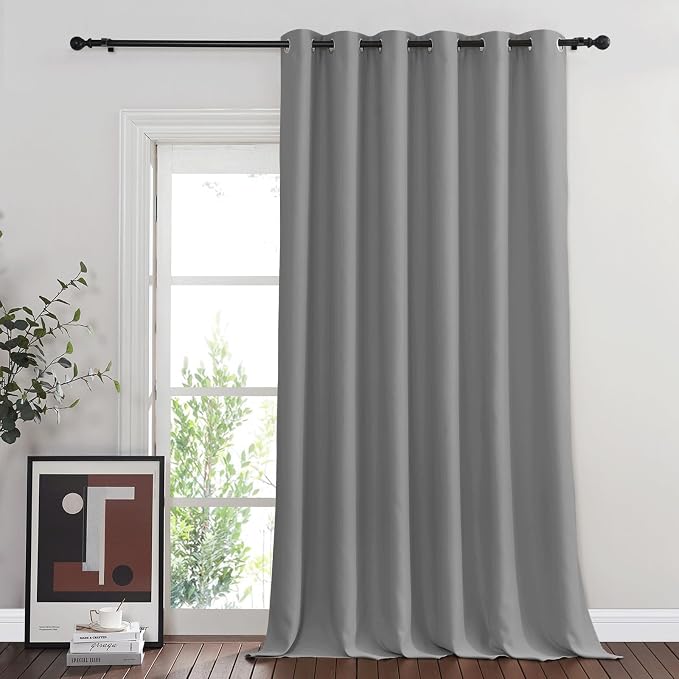 NICETOWN Blackout Sliding Glass Door Curtains, Room Darkening Thermal Insulated - Image 8