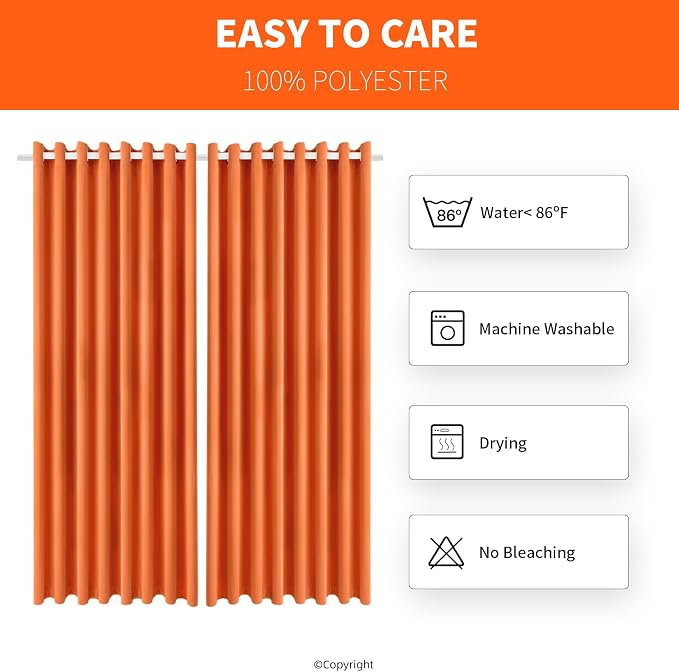 Waterproof Outdoor Curtain W105 x L84 - Image 7