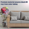 Cushion Covers 8 Pack, Stretch Fit Air-Grey Outdoor Patio Chair Covers