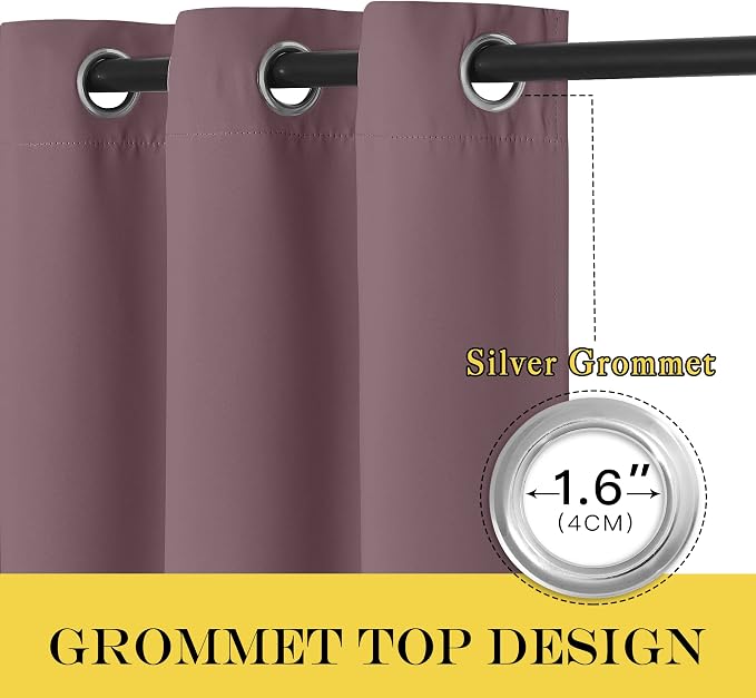 NICETOWN Blackout Room Divider Curtains - Image 4