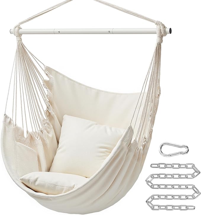 SONGMICS Hammock Chair, Load Capacity 500 lb, Hanging Chair by SONGMICSbySONGMICSHOME