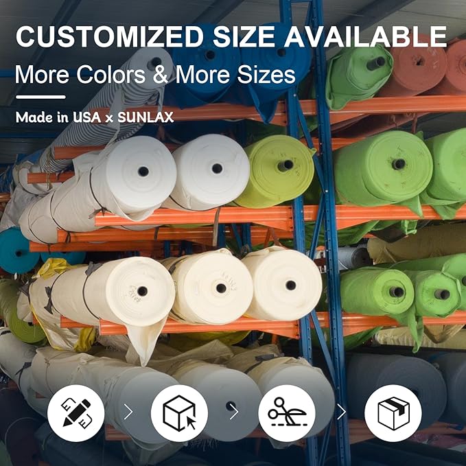 SUNLAX Sun Shade Sail 10' x 10' x 14' Brown Right Triangle Canopy Sail Shade - Image 5