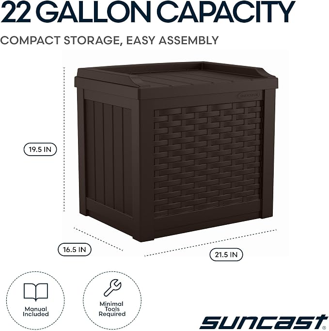 Suncast Outdoor Deck Box - Image 3