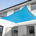 KANAGAWA 18'X24' Turquoise Mix Custom Size Sun Shade Sail Rectangle UV Block by KANAGAWA
