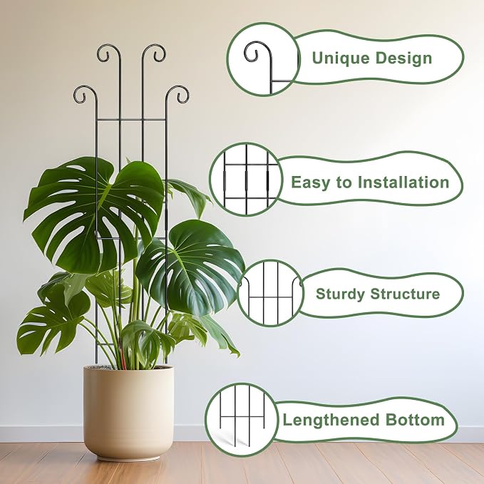 Coomin 32.6in Monstera Plant Support Stakes - Image 4