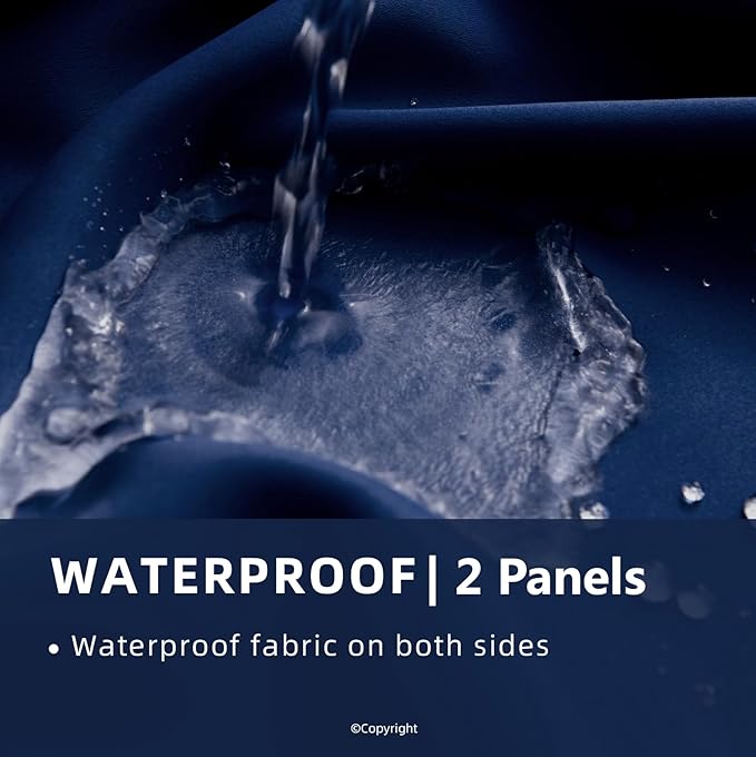 Outdoor Indoor Curtains W84 x L108 - Image 2