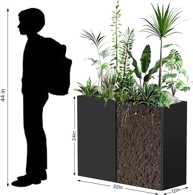 Heavy-Duty Galvanized Steel Planter - Image 3