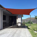 SUNNY GUARD Custom Size 15'x22' Rectangle Terra Red UV Block Sunshade by SUNNYGUARD