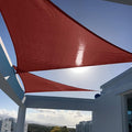 SUNNY GUARD Custom Size 17'x29'x29' Terra Red Sun Shade Sail Triangle UV Block by SUNNYGUARD