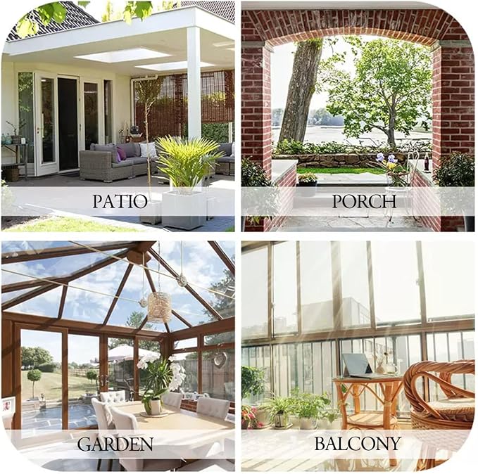 Fantasy Theme Outdoor Curtains for Patio Waterproof, Forest Pattern, Waterproof - Image 8