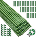 Garden Stakes Kit, 40 Sets 16 inch 0.43" in Diameter Steel Plant Stick Support by Unknown