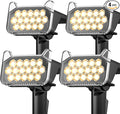 WdtPro Solar Spot Lights Outdoor Waterproof, Bright Solar Lights Outdoor by WdtPro