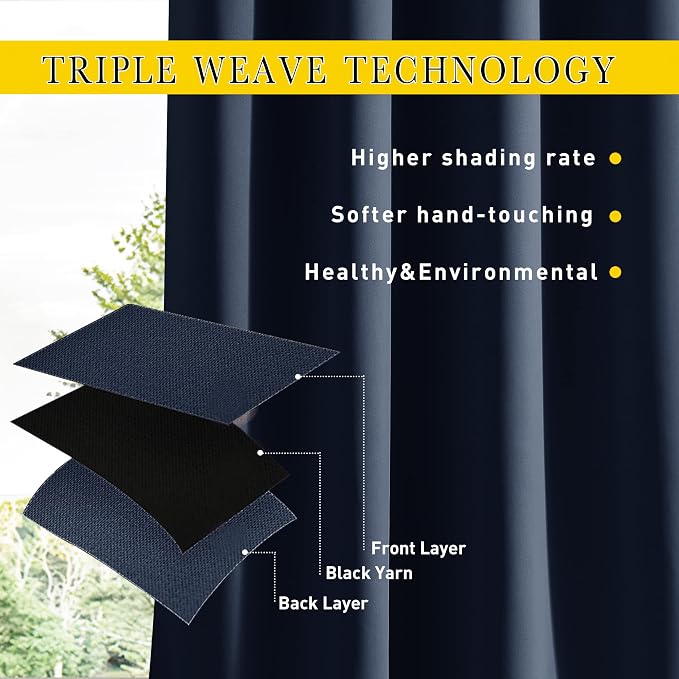 NICETOWN 2 Panels Outdoor Curtains - Image 6