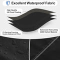Waterproof Patio Furniture Cover for Sectional and Table Sets, Black