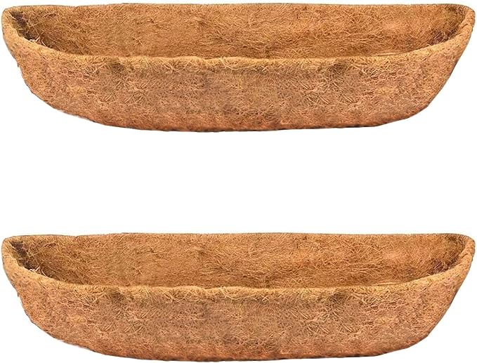 2 Pcs Garden Coconut Planter Liner by boUod