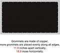 Garden Privacy Screen Mesh, 6 ft x 50 ft Black HDPE Fence Shade